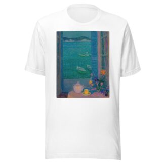 Le Bouquet À La Fenêtre, Villefranche-Sur-Mer by Henri Le Sidaner T-Shirt