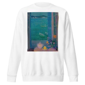 Le Bouquet À La Fenêtre, Villefranche-Sur-Mer by Henri Le Sidaner Sweatshirt