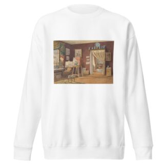 View of the Artist’s Atelier by Friedrich Carl von Scheidlin Sweatshirt