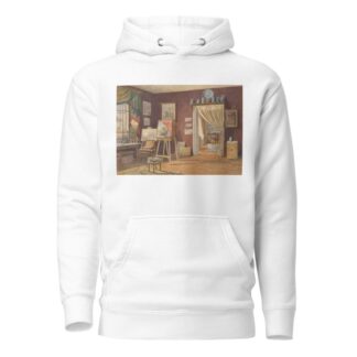 View of the Artist’s Atelier by Friedrich Carl von Scheidlin Hoodie