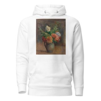 Pivoines, Géraniums Et Lilas Blancs by Maximilien Luce Hoodie