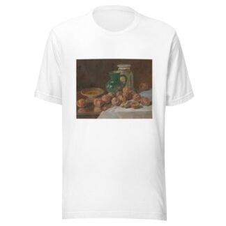 Zátišie s broskyňami by Gustáv Adolf Obendorf T-Shirt