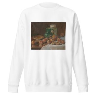 Zátišie s broskyňami by Gustáv Adolf Obendorf Sweatshirt