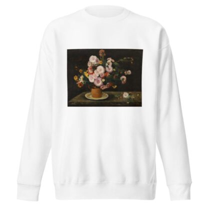 Bouquet Of Asters by Gustave Courbet Sweatshirt