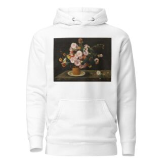 Bouquet Of Asters by Gustave Courbet Hoodie
