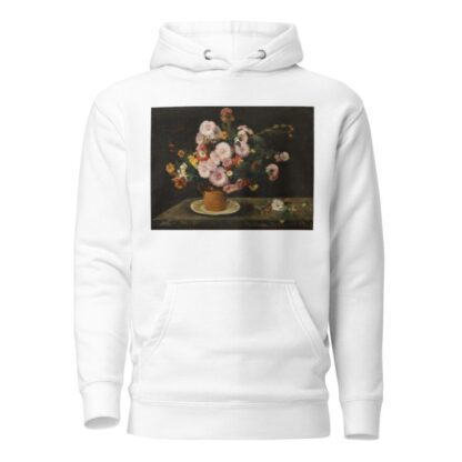 Bouquet Of Asters by Gustave Courbet Hoodie