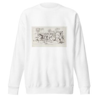 Deucalion et Pyrrha by Giulio Romano Sweatshirt