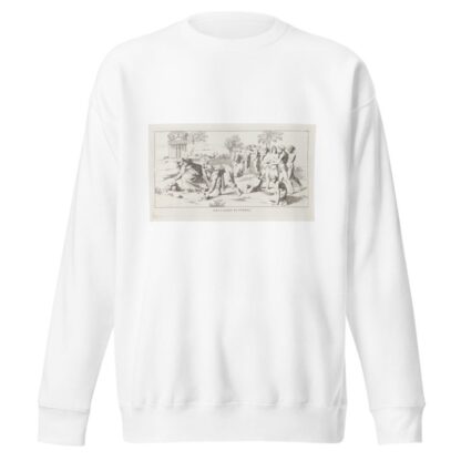 Deucalion et Pyrrha by Giulio Romano Sweatshirt