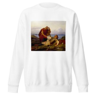 Hjalmar Parting From Orvar Odd After The Fight on Samsö by Mårten Eskil Winge Sweatshirt
