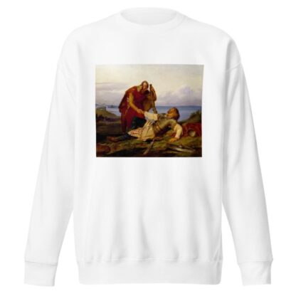 Hjalmar Parting From Orvar Odd After The Fight on Samsö by Mårten Eskil Winge Sweatshirt