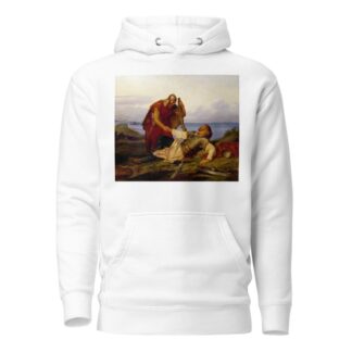 Hjalmar Parting From Orvar Odd After The Fight on Samsö by Mårten Eskil Winge Hoodie
