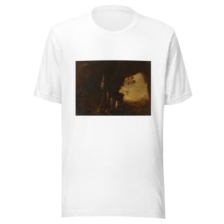 Nymphs in a Cave with Antique Ruins by Petrus van Hattich T-Shirt