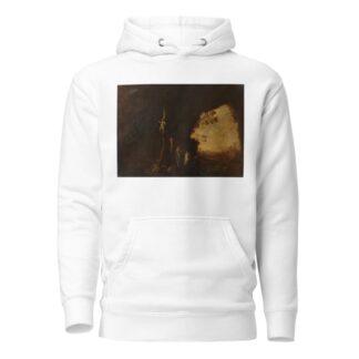 Nymphs in a Cave with Antique Ruins by Petrus van Hattich Hoodie