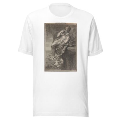 Polyhemus, Playing The Panpipes For Galatea by Giovanni Battista Cipriani T-Shirt