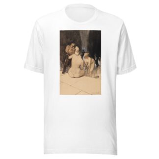 Satyr mit Nymphen und Kind by Franz von Stuck T-Shirt