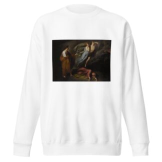 Dante And Virgil Meet Francesca Da Rimini And Paolo Malatesta by Style Of Ary Scheffer Sweatshirt
