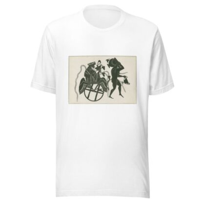 Bacchus seated in a winged chariot by Louis Petit T-Shirt