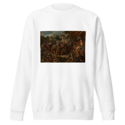 Le Combat des soldats nés des dents du serpent by Jean-François de Troy Sweatshirt
