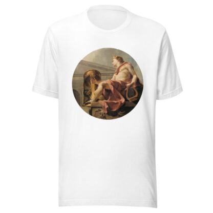 Apollo Seated Holding A Lyre In Front Of An Athenienne And A Snake by Charles-André van Loo T-Shirt