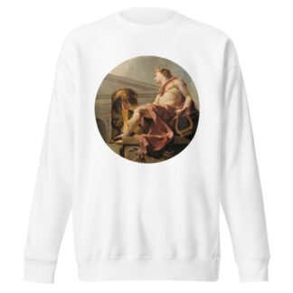 Apollo Seated Holding A Lyre In Front Of An Athenienne And A Snake by Charles-André van Loo Sweatshirt
