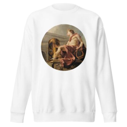 Apollo Seated Holding A Lyre In Front Of An Athenienne And A Snake by Charles-André van Loo Sweatshirt