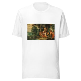 A Bacchanal with Ceres and Satyrs by Antwerp School T-Shirt