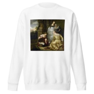 Erichthonius Found By The Daughters of Cecrops by Hendrick Heerschop Sweatshirt