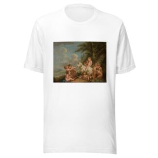 Cupids at play by Johann Albrecht Friedrich Rauscher T-Shirt