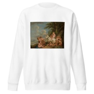 Cupids at play by Johann Albrecht Friedrich Rauscher Sweatshirt
