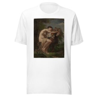 Nymph Next To A Flower Urn,Study by August Jernberg T-Shirt