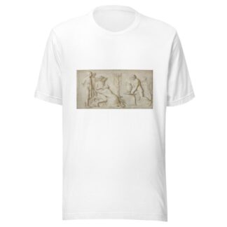 King Priam Pleading with Achilles for the Corpse of Hector by Nicolai Abildgaard T-Shirt