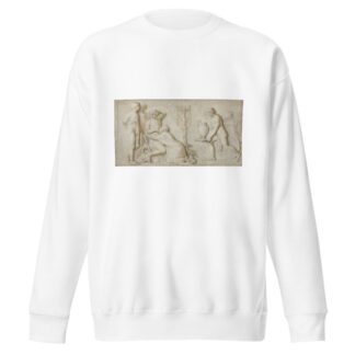 King Priam Pleading with Achilles for the Corpse of Hector by Nicolai Abildgaard Sweatshirt