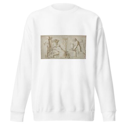King Priam Pleading with Achilles for the Corpse of Hector by Nicolai Abildgaard Sweatshirt