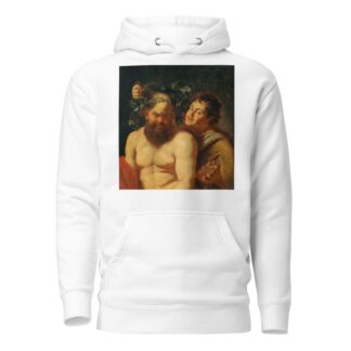 The Drunken Silenus with a Satyr by Follower of Peter Paul Rubens Hoodie