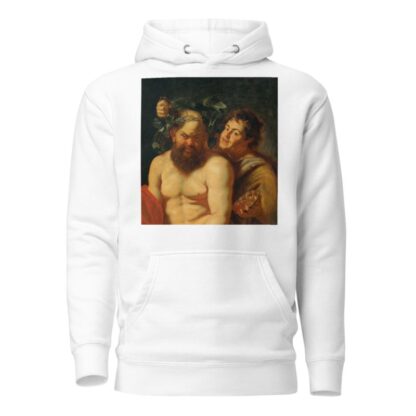 The Drunken Silenus with a Satyr by Follower of Peter Paul Rubens Hoodie