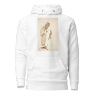 Standing Man in a Full Coat and High Hat with a Medaillon by Giovanni Battista Tiepolo Hoodie