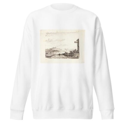 En vogn foran et gæstgiveri by Karel Dujardin Sweatshirt