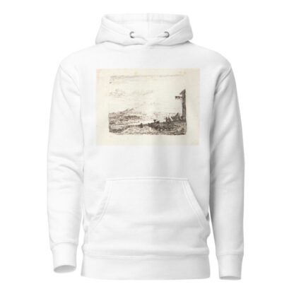 En vogn foran et gæstgiveri by Karel Dujardin Hoodie