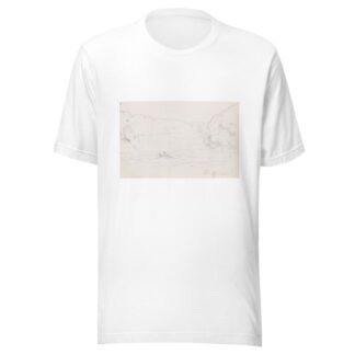 Fra Schaffhausen by Hans Gude T-Shirt
