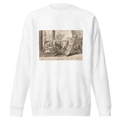 An Allegory on the Plight of the Artist by Mauritius Lowe Sweatshirt