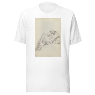 Study of Night by Michelangelo, Tomb of Giuliano de’ Medici, Church of San Lorenzo, Florence by John Flaxman T-Shirt