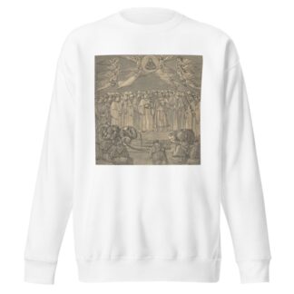 Death of St. Francis, after Giotto, upper Church S. Francesco, Assisi by William Young Ottley Sweatshirt
