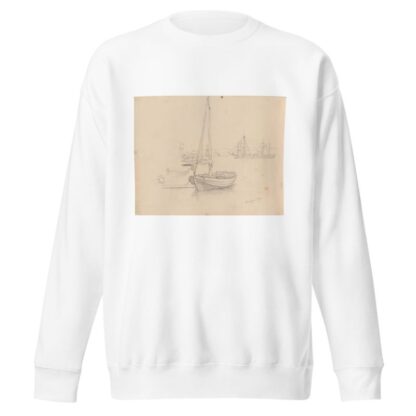 Fra Langesund havn by Hans Gude Sweatshirt