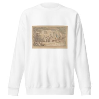 Farming scene by Thomas Rowlandson Sweatshirt