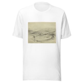 Front Royal Va.–The Union Army under Banks entering the town by Edwin Forbes T-Shirt