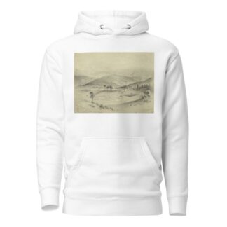 Front Royal Va.–The Union Army under Banks entering the town by Edwin Forbes Hoodie