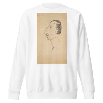 Karikatur af Karl Isakson, profil mod venstre by Robert Storm Petersen Sweatshirt