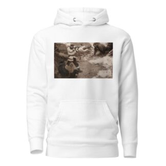 Bear Hunters by Benton Henderson Clark Hoodie