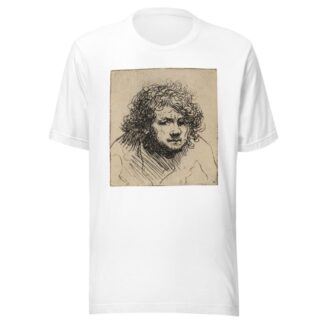 Self-Portrait: leaning forward Bust by Rembrandt van Rijn T-Shirt