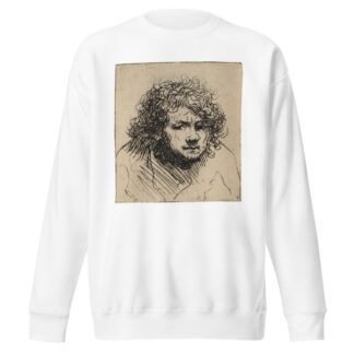 Self-Portrait: leaning forward Bust by Rembrandt van Rijn Sweatshirt